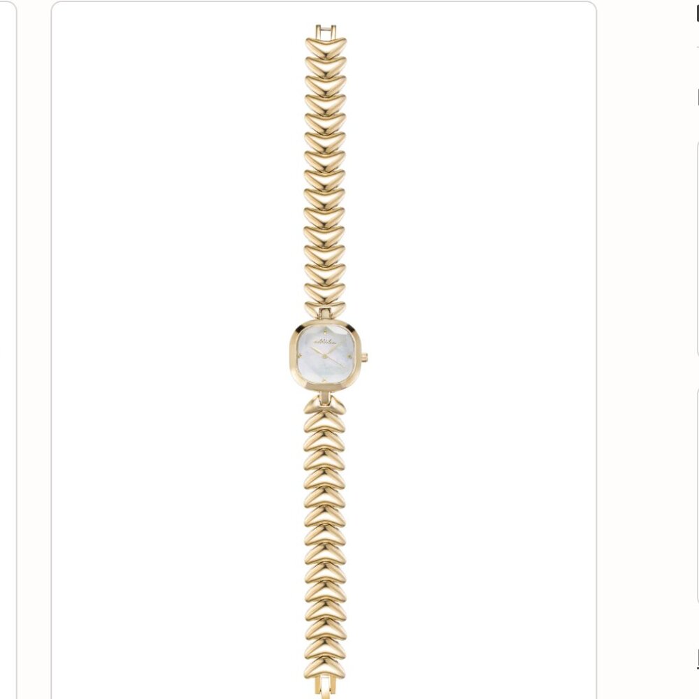 Ettika - Metal Moderna Bracelet Watch in Gold - Picture 7 of 7